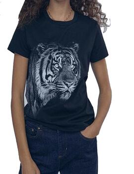 Camiseta Lola Casademunt tiger negra