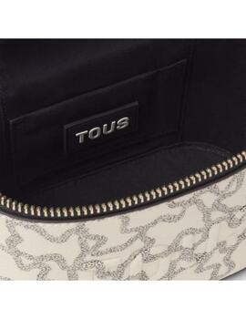 Bolso Tous band de mano kaos icon beige-multi