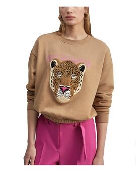 Sudadera Lola Casademunt tigre camel