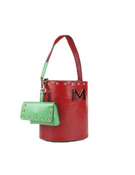 Bolso Lola casademunt bombonera multicolor rojo