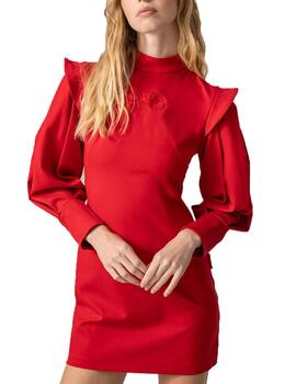 Vestido Highly Preppy punto roma rojo