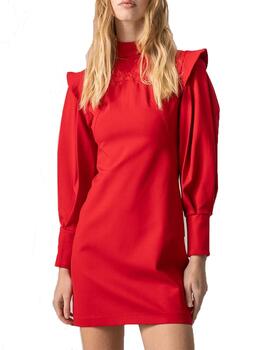 Vestido Highly Preppy punto roma rojo