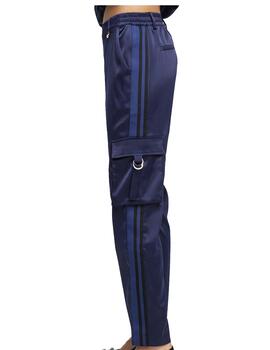 Pantalón Lola Casademunt cargo satinado azul