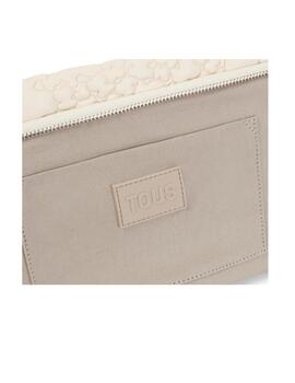 Bolso Tous Bowling mediano Jane Puffy bear beige