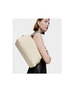 Bolso Tous Bowling mediano Jane Puffy bear beige