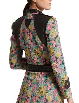 Chaqueta Highly Preppy  estampado jacquad multicolor