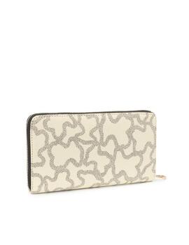 Billetera Tous m. Kaos Icon beige-multi