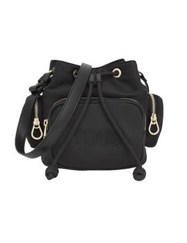 Bolso Tous saca mediana Roomy negro