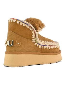 Bota Mou Eskimo18 plataforma con rhinestones came