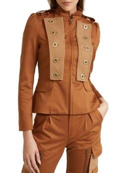 Chaqueta Highly Preppy combi espiga camel