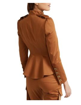 Chaqueta Highly Preppy combi espiga camel