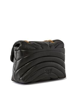 Bolso Pinko Love puff  mini cl butterfly negro