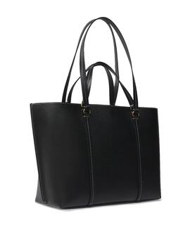 Shopper Pinko Carrie big pelle bottalata negro