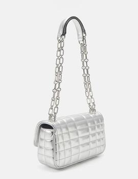 Bolso Michael Kors Tribeca en piel plata