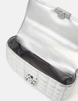 Bolso Michael Kors Tribeca en piel plata