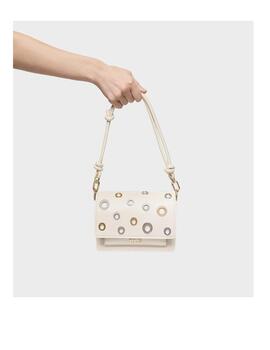 Bandolera Tous s. Audree eyelets beige