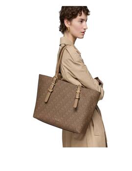 Capazo Tous bolso L. Buckles Silhouette tierra