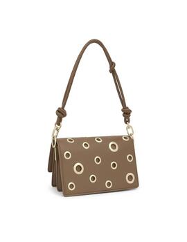 Bandolera Tous Bolso s. Audree eyelets tierra