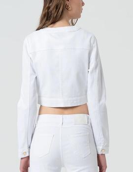 Chaqueta Fracomina Bull chanel denim blanco