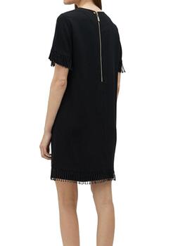 Vestido Lola Casademunt corto beads negro