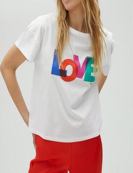 Camiseta Lola Casademunt love multicolor